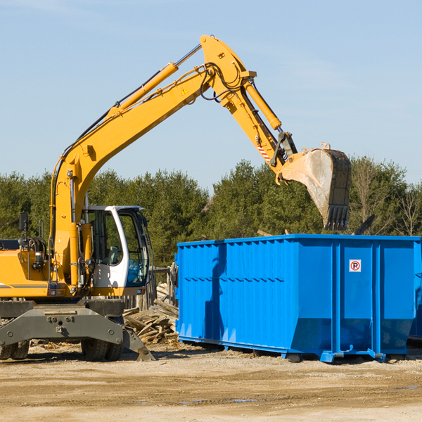 can i choose the location where the residential dumpster will be placed in Washta Iowa